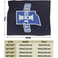 thumbnail image 3 of Indiana State Sycamores Original Fleece Blanket, Very Soft Microfiber Flannel Blanket for Couch Warm and Cozy for All Seasons, Black, 3 of 6