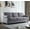 Gray, variant on US Pride Furniture 65 in. Wide Rolled Arm Velvet Modern Rectangle Loveseat in Black For Home