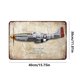 thumbnail image 5 of Placa Metal Vintage Fighter Pintura Hierro Rectangular Arte Pared Bar 40x30cm, 5 of 9