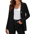 thumbnail image 3 of Brqkzdu Ribbed Knit Cardigan Sweaters for Women Button Up Long Sleeve Open Front Lightweight Cardigans Fall Loose Soft Comfy Sweater Cardigan with Pockets, 3 of 8