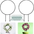 thumbnail image 3 of Inteprter Estante de escalada para plantas, enrejado de jardín de hierro, patio trasero, interior, exterior, vid, rosa, flor, soporte protector Jardín y Patio, 3 of 5