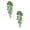 A*2, variant on Artificial Hanging Plants & Faux Flowers for Outdoor Planters, Long Trailing Silk Vine Baskets, UV Resistant Artificial Flowers for Outdoors for Porch Patio Front Door Decor