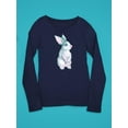 thumbnail image 3 of Bunny Watercolor Style Long Sleeve Toddler -Image by Shutterstock,  3 Toddler, 3 of 4