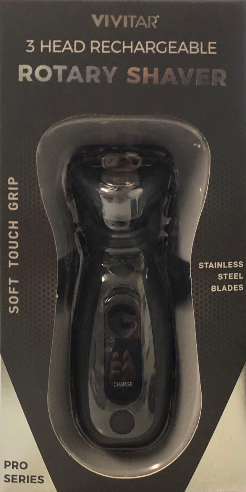 VIVITAR 3 HEAD RECHARGEABLE ROTARY SHAVER