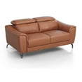 thumbnail image 1 of ViscoLogic DUKE Appuie-Tête Réglable Style Luxe Canapé/sofa en Cuir pour Salon, Causeuse et Fauteuil (Marron) (pour la Région du Grand Toronto Seulement), 1 of 8