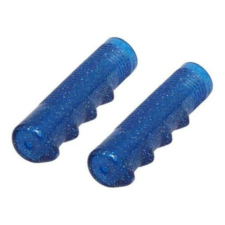 blue bike grips