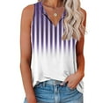 thumbnail image 2 of SwiftWear Women's Trendy Tank Tops Round Neck Sleeveless Tee Shirts Casual T-Shirt Loose Fit Striped Tunic Top XXL, 2 of 4