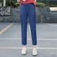thumbnail image 1 of WILLBEST Pantalones Casuales para Mujer, Pantalones Palazzo de Cintura Alta de Verano para Mujer, Pantalones Largos de Pierna Ancha con Bolsillo para Un Uso Diario Cómodo y Elegante. Extra Grande, 1 of 5
