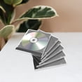 thumbnail image 5 of 10-Pack Clear Slim Storage Cases with Black Tray for Music, Software, Data Discs - Standard Size for Home and Office Use, 5 of 6