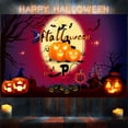 thumbnail image 1 of 1 paquete de decoración de pancarta de Halloween, Festival fantasma, foto de terror P BRILLAR Rojo Verde, 1 of 5