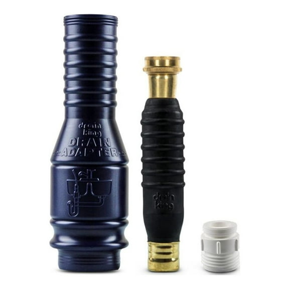 Drain King VIP2 Drain Unclogging Kit With Kitchen Sink Crossbar Adapter, 1.5 to 3 Inch