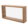 thumbnail image 2 of Wooden Shadow Box Frame for Flower Bouquet Display and Storage with Double Sided High Definition 7.87x7.87x1.57 Inches, 2 of 8