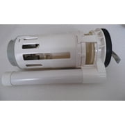 Top-Button Single Flush 3-inch Flush Valve, 9-inch Height with 2 Extra Silicone Seals