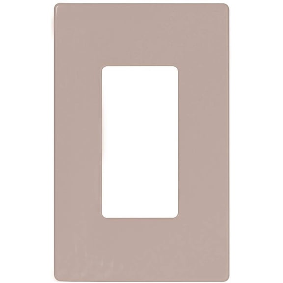 Eaton Cooper Wiring PJS PJS26W Wallplate, 4-7/8 in L, 3-1/8 in W, 1 -Gang, Polycarbonate, White, High-Gloss