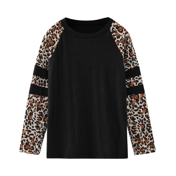 2025 Toddler Little 'sLong Sleeve Shirts S 2T Crewneck SolidBasicLong Sleeve Shirt T-Shirt Tops Long Sleeve Loose Casual Autumn S Christmas Blouse Tee