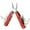 red, variant on Multifunctional folding knife pliers tactical knife portable multi-tool pliers screwdriver camping survival combination tool