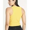 thumbnail image 4 of Real Essentials 5 Pack: Women's Ribbed Sleeveless Cropped Racerback Tank Top Casual Crop Top, 4 of 6