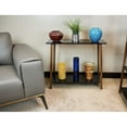 thumbnail image 7 of Eccostyle 2-Tier Solid Bamboo Frame Console Table - Caramel & Black, 7 of 7