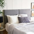 thumbnail image 6 of Main + Mesa Main + Mesa Embroidered Cotton Geometric Lumbar Pillow, Grey, 6 of 11