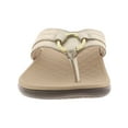 thumbnail image 3 of Vionic Women's Aloe Toe Post Sandal Champagne Leather - 10011191272, 3 of 3