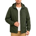 thumbnail image 6 of WRKEKC Windbreaker Jackets for Men Hooded Long Sleeve Zip-Up Outerwear With Zipper Pockets for Outdoor Travel and Hiking, 6 of 9