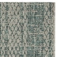 thumbnail image 2 of SAFAVIEH Courtyard Robert Striped Indoor/Outdoor Area Rug, 4' x 5'7", Light Grey/Teal, 2 of 4