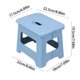 thumbnail image 3 of Taburete plegable compacto | Asiento plegable de plástico pequeño y portátil | Silla ligera y compacta para casa, oficina, viajes al aire libre, camping | Taburete plegable multicolor duradero, 3 of 5
