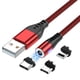 thumbnail image 2 of AUFU LED Cable de carga USB magnético tipo C Cable de teléfono cargador magnético Cable Micro USB para Xiaomi Samsung para iPhone 12 Tan Jianjun unisex, 2 of 2