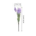thumbnail image 2 of unbranded 6Ud Planta Artificial De Lavanda Simulada En Violeta Para Decorar Estudio O Oficina, 2 of 8
