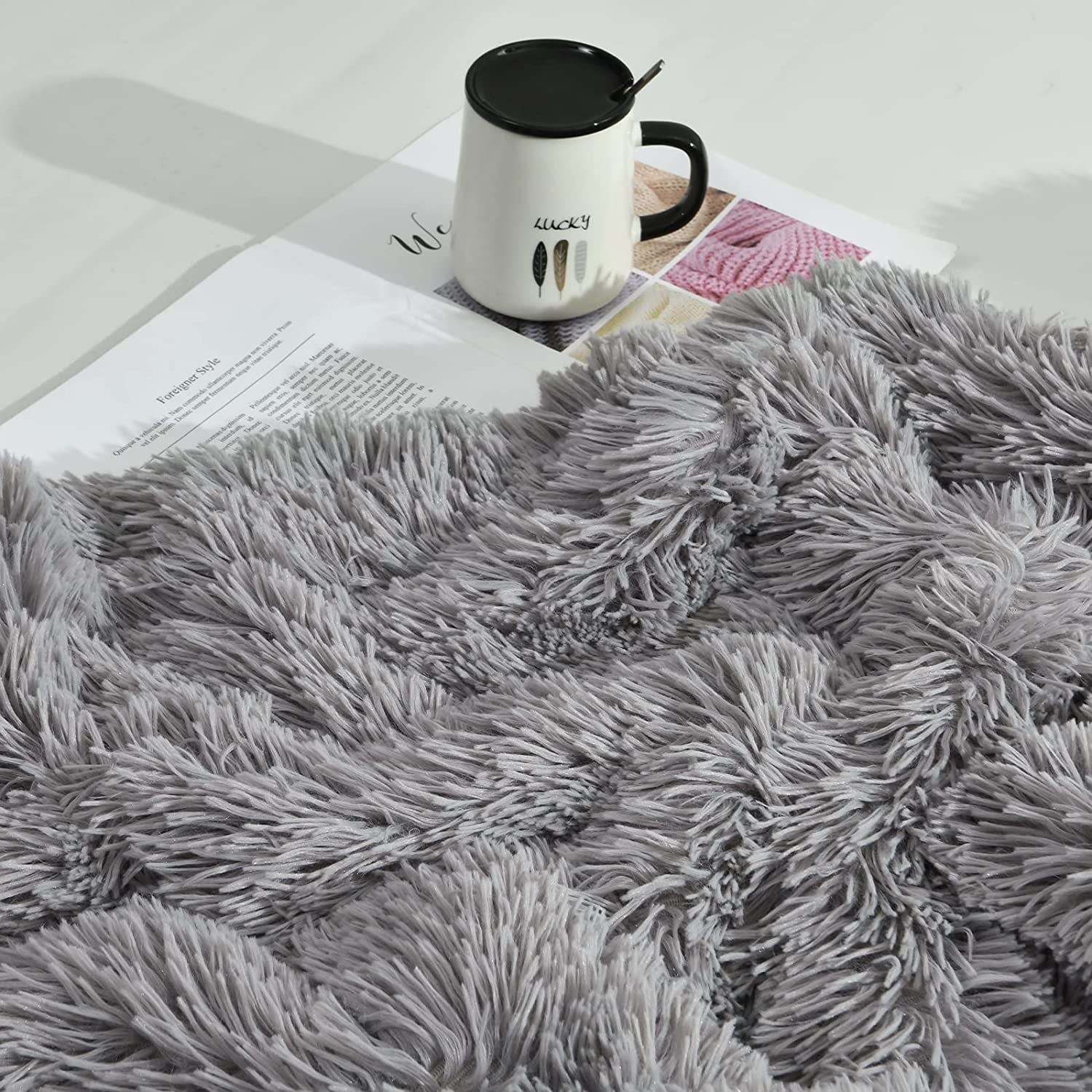 Shaggy blankets hotsell