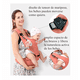 thumbnail image 2 of Cangurera Portabebé Ergonómico Multifuncinal 3-36 Meses Rosa, 2 of 5