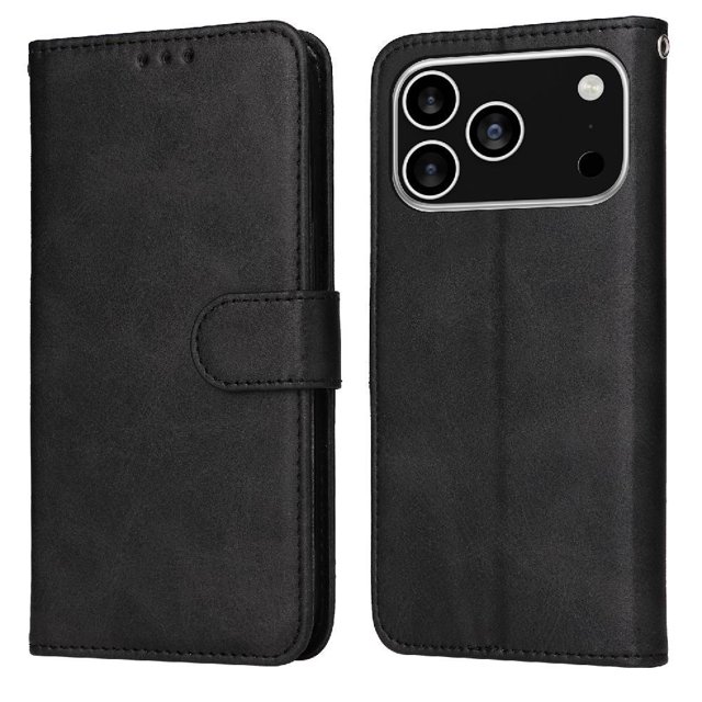 Compatible with iPhone 17 Pro Case Precise Cutouts Flip Cover Magnetic Closure Card Slots