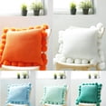 thumbnail image 4 of Funda de Almohada Baoblaze Bohemio con Flecos Naranja, 4 of 8
