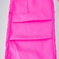 thumbnail image 4 of Girls 2 Piece Outfits Y2K Streetwear Set Crop Top and Wide Leg Cargo Pants Hot Pink Pants for Girls 8-13 Floral Graphic Tee,Size 11-12 T, 4 of 4