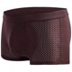 thumbnail image 1 of Calzoncillos bóxer sexys para hombre, de malla hueca, de color liso, con forma de U, suaves, cómodos, transpirables, de tiro medio, lavables a mano, morados, XXL, 1 of 5