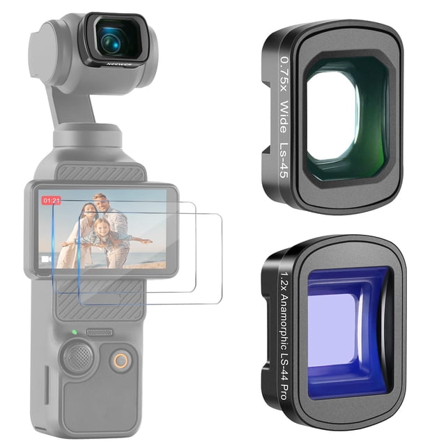 Kit de lentes NEEWER para DJI Osmo Pocket 3, gran angular 0,75X