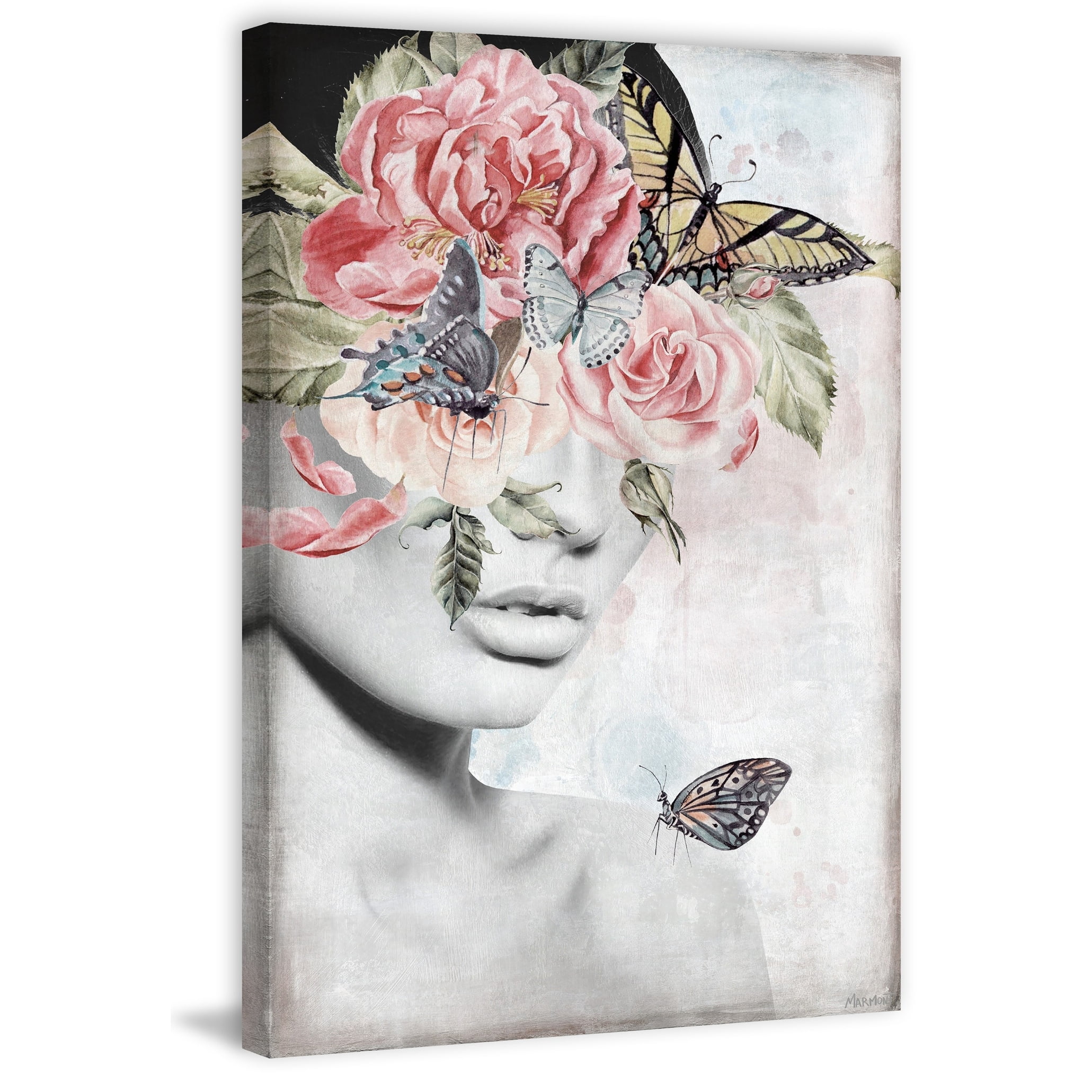 Simplicity Is Beauty 12 in x 8 in Painting Canvas Art Print, by Marmont Hill