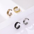 thumbnail image 3 of Ruiboury 2pcs Stainless Steel Engraved Calmi Ring Low Profile Comfort For Focused Living All Day Helps gold, 3 of 6