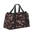 thumbnail image 2 of Fotbe Coffee Bean Bolsa de Viaje con Estampado, Bolsa de Fin de Semana para Mujer con Compartimento para Zapatos, Bolsa de Gimnasio con Bolsillo Húmedo, 2 of 7