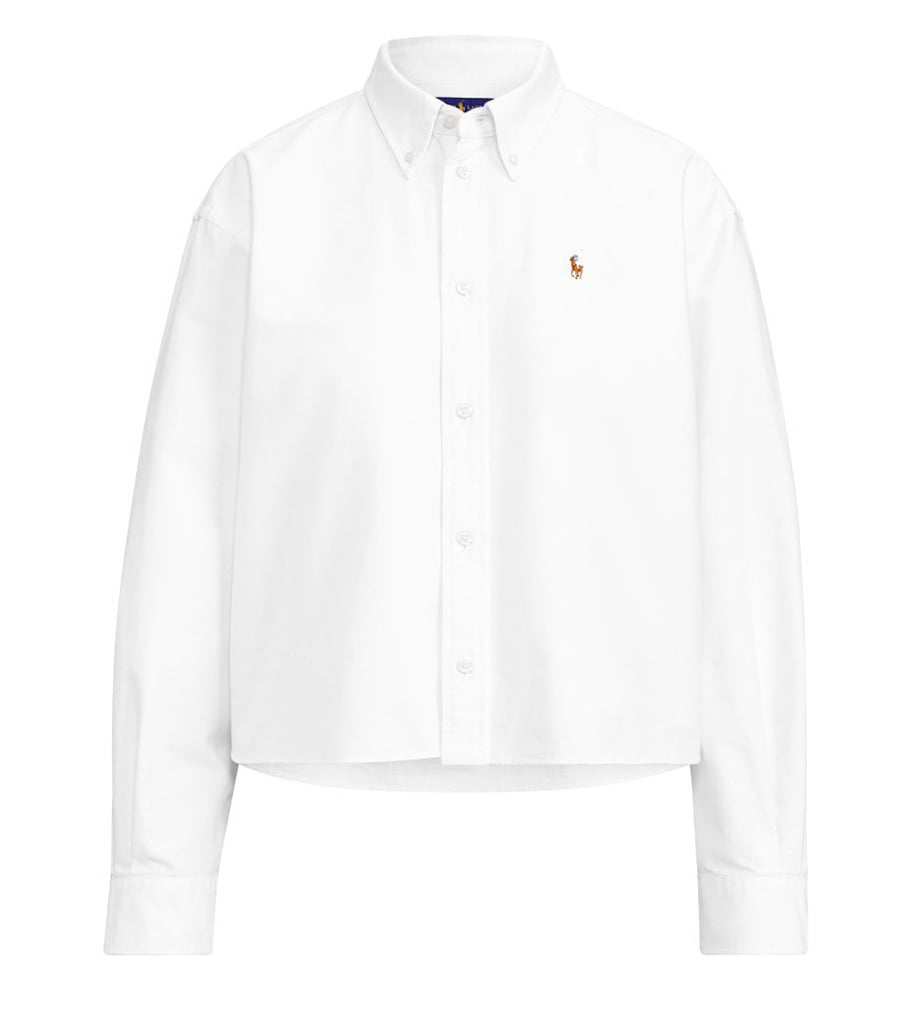 Ralph Lauren Classic White Oxford Shirt, Brand Size Medium 