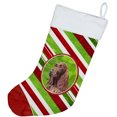 thumbnail image 2 of Carolines Treasures SC9608-CS 11 x 8 In. Irish Setter Candy Cane Christmas Stocking, 2 of 2