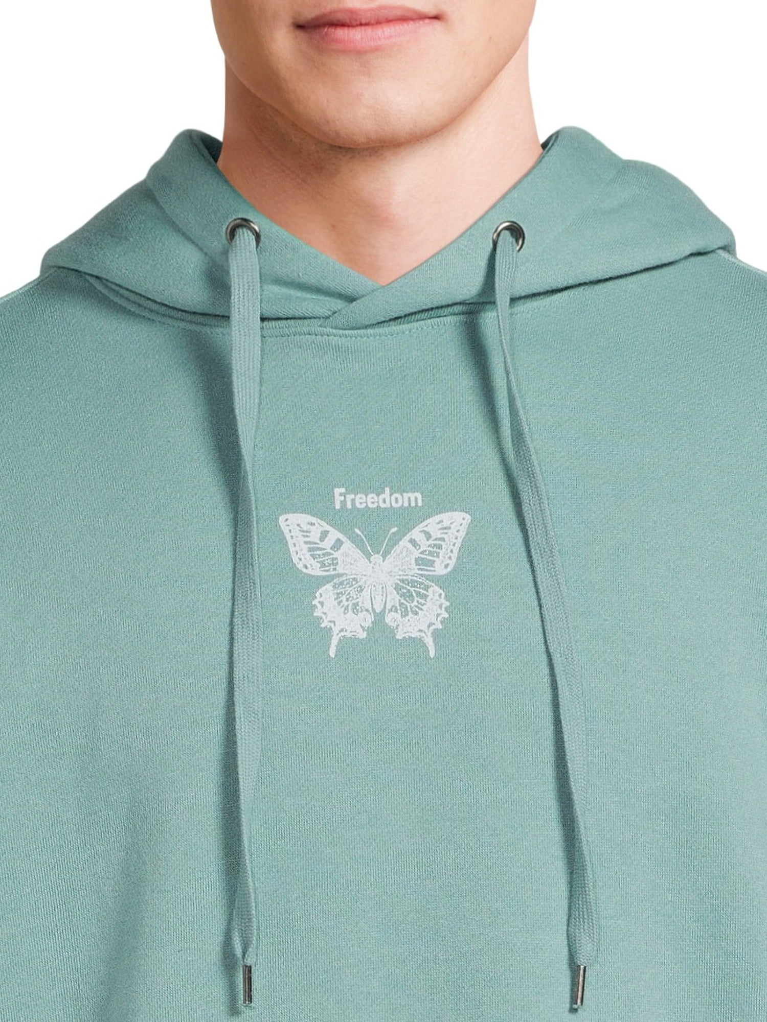 No Boundaries All Gender Graphic Hoodie with Long Sleeves, Men's XS-5XL