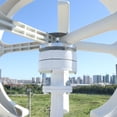 thumbnail image 4 of Wind Power Turbines Generator 5kw 8kw 12/24/48V 5 Blades Windmill Lantern Vertical Axis For Streetlight with MPPT Controller ,Easy Installation, 4 of 4