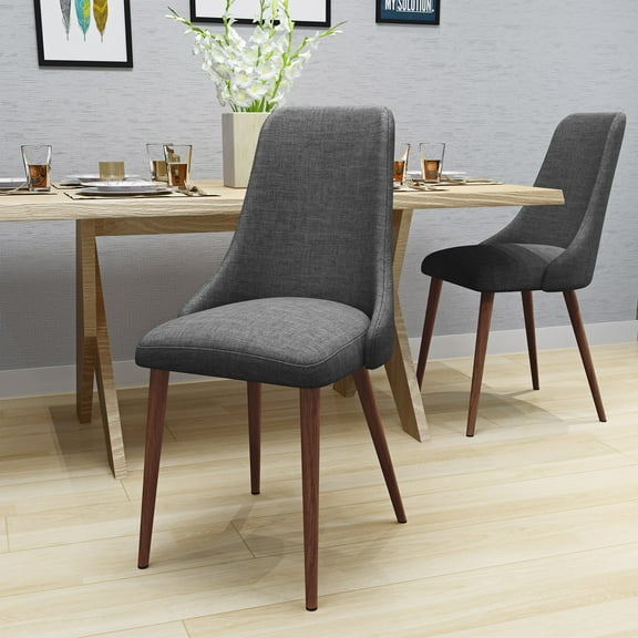 Dining Chairs, DINING CHAIR, Light Grey Wooden Dining Chairs,Fabric Fabric Dining Chairs, Furniture Dining Furniture Seating for Dining DINING CHAIR