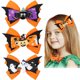 thumbnail image 1 of Pinzas para el pelo de murciélago de Halloween con pequeño fantasma, calabaza, pequeña araña, decoraciones de dibujos animados, pasadores de cocodrilo, 1 of 6