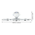 thumbnail image 3 of 6Pcs Metal Drawer Knobs Crystal Cabinet Handle Wardrobe Drawer Pull Knob Dresser Drawer Knobs, 3 of 8