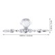 thumbnail image 2 of unbranded 6Ud Pomos Modernos De Cristal Para Cajones Armarios Y, 2 of 8