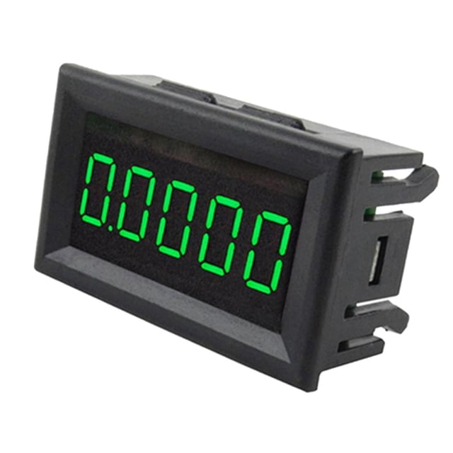 Amperímetro Digital LED AMP Pantalla LCD Medidor de Panel de Corriente Rango de Medición de 0-3.0000V - , 48x 29x 22mm Verde DYNWAVEMX Mini amperímetro LED digital