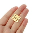 thumbnail image 4 of Uxcell Small Butt Hinges 0.7 inch Jewelry Box Hinge with Screw for Jewelry Wooden Boxes Silver 8 Pack, 4 of 6