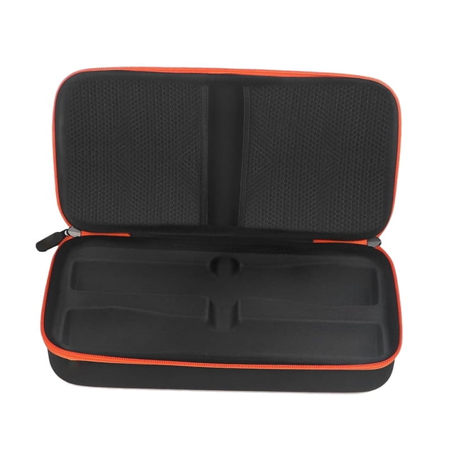 Estuche para micrófono, estuche de transporte, compacto, resistente a golpes, con asa, organizador de micrófono inalámbrico, caja de almacenamiento de